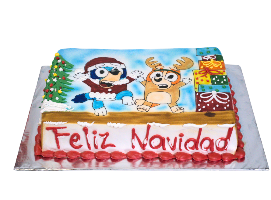 Bluey y Bingo Navideños