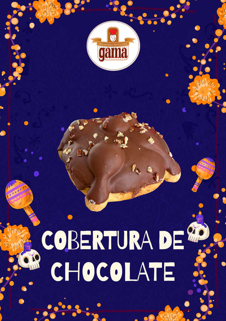 Pan de muerto chocolate